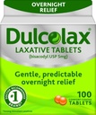 Dulcolax 5 mg Laxerande tabletter för förstoppning - 100 ea
