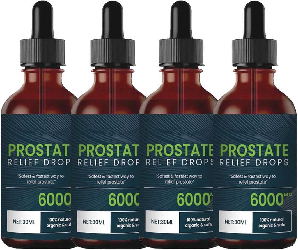 Prostata Behandling Drops - Prostata Relief Drops, Prostate Natural Herbal Drops (4pcs)