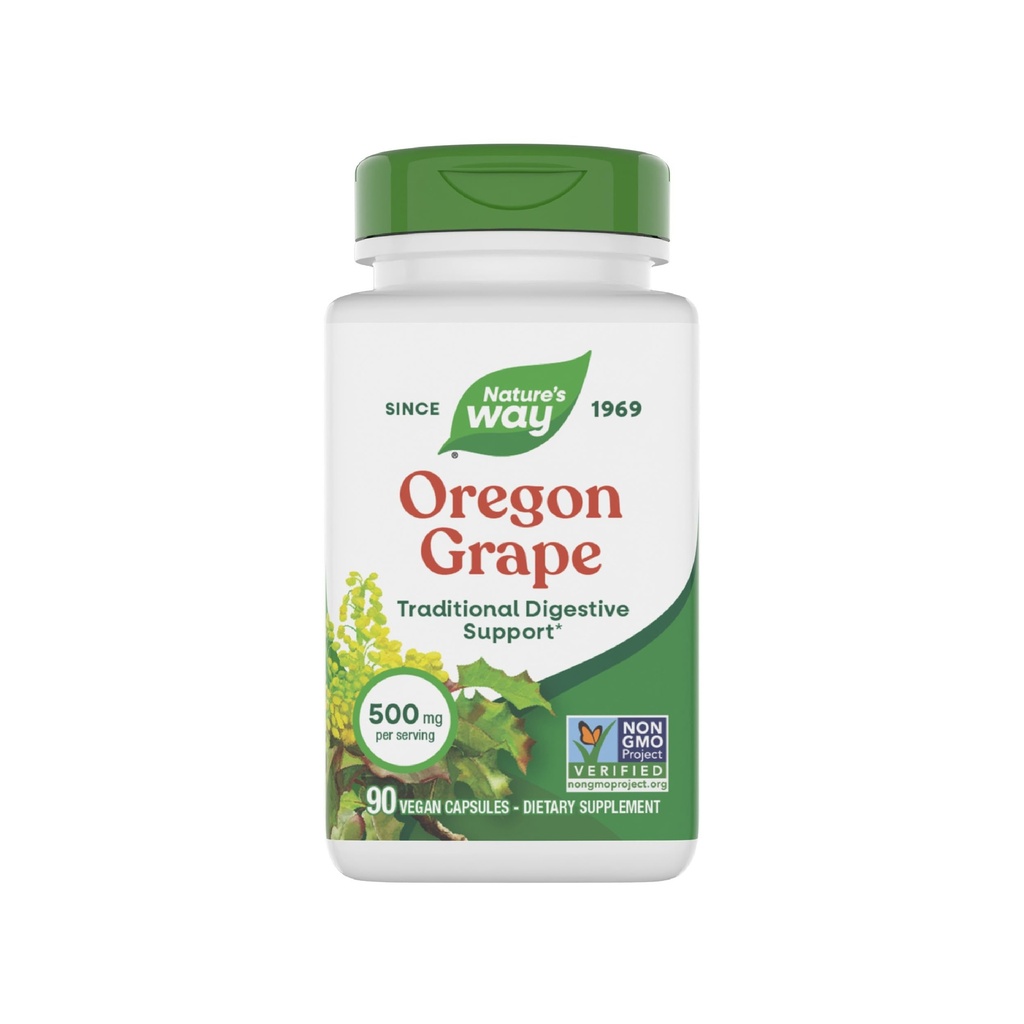 Nature's Way Oregon Grape, traditionell matsmältning Remedy * Tillägg, 90 Vegan kapslar