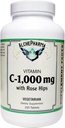 C-1000mg (askorbinsyra) med 50 mg Rose HIPS - Soy Corn Gluten Free (250 tabletter)
