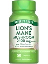 Naturens Sanning Lions Mane Supplement Capsules | 2100mg | 50 greve | med BioPerine | Vegan, Non GMO & Gluten Free Extract Formel