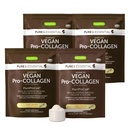 Igennus Advanced Vegan Vanilla Collagen Peptide Powder, Förbättrad med Glycine, Proline & Hydroxyproline & Cofactor Vitamin C, Non GMO, Vegetarian Plant Based Collagen Powder Booster, 140 Servings