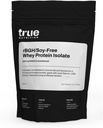 True Nutrition - rBGH / Soy Free Whey Protein Isolate [Milk] - 100% Grass Fed Whey Protein Pulver med viktiga Aminosyror - Inga tillsatta hormoner eller antibiotika (Unflavored/Unsweetened, 1 lb)