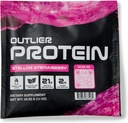 Plant Based Clear Protein Strawberry - Vegetarian & Vegan - Lätt att Digest, Gluten Free, Sugar Free, Dairy Free, Soy Free (25 Single-Serving Packets, Strawberry)