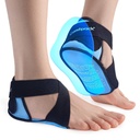 Plantar Fasciitis Ice Packs with Heel & Sole Gel Coverage, 2PCS Gel Heel Cups Protectors for Pain Relief, Justerbar Foot Ice Pack Wraps för Achilles Tendonitis