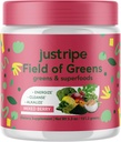 Field of Greens Superfood Powder med organisk Spirulina, Chlorella, Beet Root Powder - Bacillus Coagulans Probiotic, en växtbaserad mix som stöder gut hälsa, immunitet, 28 skopor - Blandade Berry