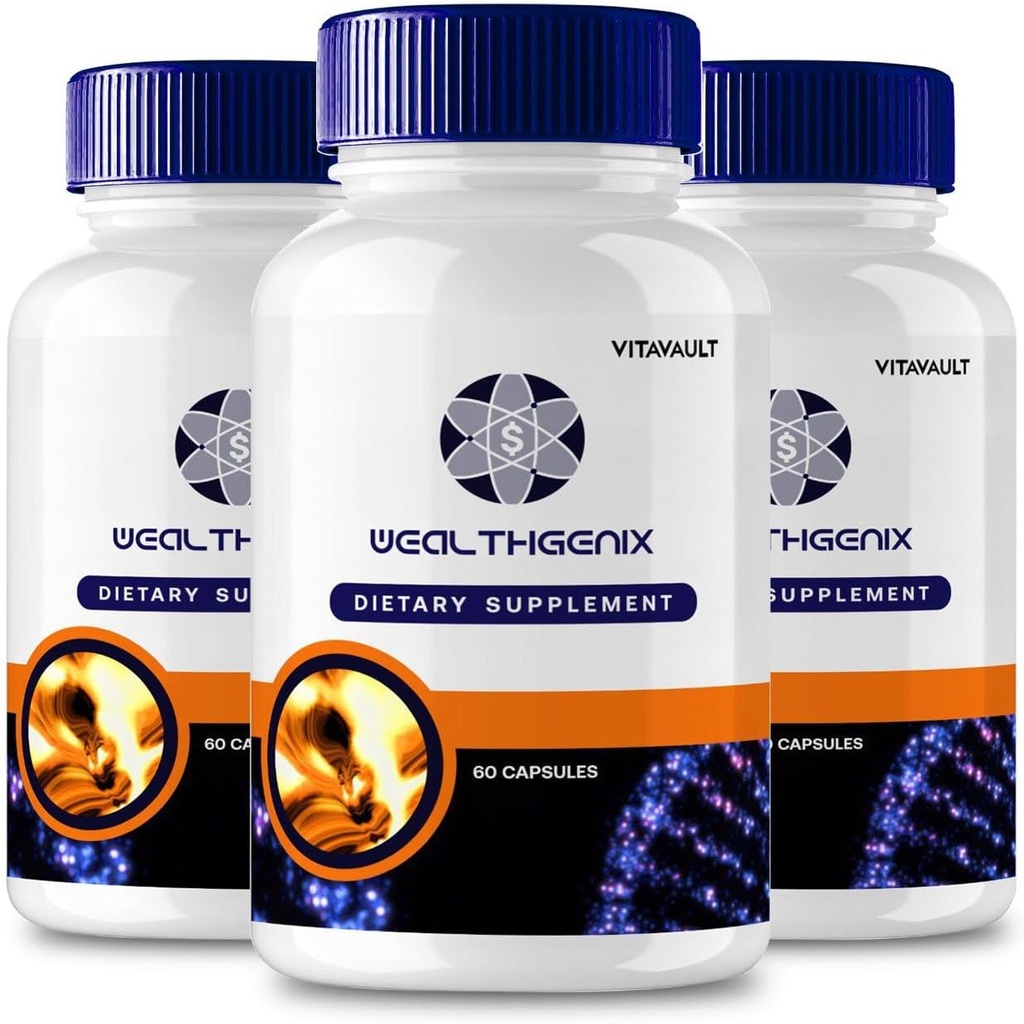 WealthGenix Capsules, WealthGenix Support Supplement Pills - Maximal styrka, Wealth Genix Health & Wellness Capsules, WealthGenix All Natural Formula Pills, Wealth Genix Capsules Reviews (3 Pack)