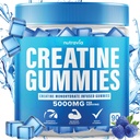 Kreatin Gummies infunderas med 5g kreatinmonohydrat för män och kvinnor, styrka, uthållighet, muskelinstantiserad kreatin, mikroniserad ren HCL Balanced Creatina Monohidratada en Polvo (90 Gummies)
