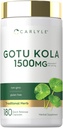 Carlyle Gotu Kola Capsules 1500mg | 180 greve | Non-GMO, Gluten Free | Traditionell Herb Extract