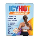 Icy Hot Max Strength Lidocaine Pain Relief Patch (5 greve) penetrerar för snabb, riktad lättnad