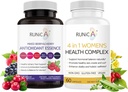 Women's Wellness Duo - 4-in-1 Health Complex & Antioxidant Supplement for Hormonal Balance,Skin & Energy,Menopause & Immune Support-Vegan Capsule