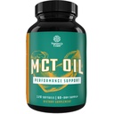 C8 MCT Oil Softgels - Medium Chain Triglycerids MCT Coconut Oil Supplement med Caprylic/Capric Triglycerides för Body Sculpting, Enhanced Energy & Stamina - Keto Supplements for Weight Loss - 120 Ct
