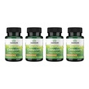 Swanson Bacillus Coagulans - Natural Probiotic Supplement Supporting Digestive Health w/6 Billion CFU - Kan stödja GI & Overall Gut Health - (60 Veggie Capsules) 4 Pack