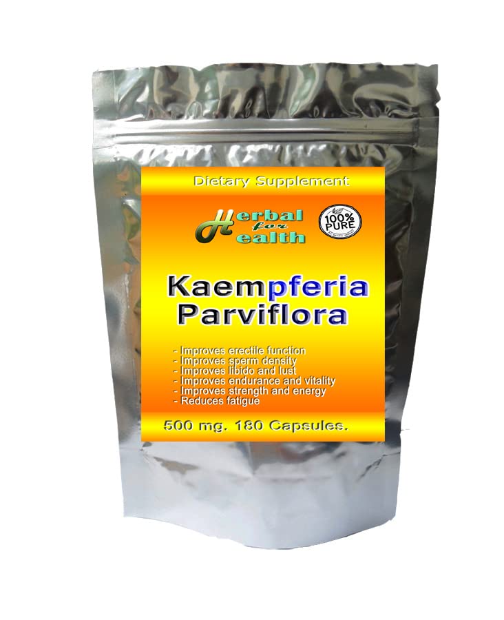 Kaempferia Parviflora-Black Ginger-Black Galangal-krachai Dum i Thai 500 Mg. 180 Caps.från Thailand Thailand