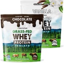 Opportuniteas Grass Fed Vanilla Choco Whey Protein Isolate Powder - 20 g proteinpulver utan artificiella sötningsmedel, Hormonfri kor, icke GMO - 5lb