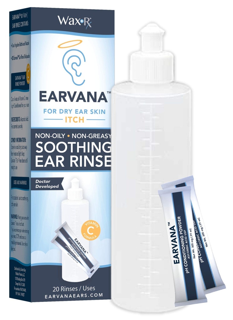 EARVANA Soothing Ear Rinse för Dry Ear Itch