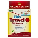 Lil' Giggles Kids Medicated Lollipops - Sweet Gentle Relief for Kids & Non-drowsy - för Car Sickness, Travel Nausea & Motion Sickness Relief - Homeopathic Remedy Children's Love - Cherry Flavor 12 CT
