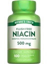 Naturens sanning spola fri Niacin | 500mg | 100 kapslar | Non-GMO & Gluten fri tillägg