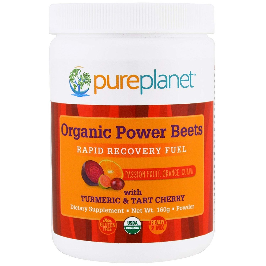Rena Planet Organic Power Beets Snabb Återhämtning Bränsle Passion Frukt Orange Guava 160 g