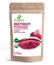 Organic Beet Root Powder | 8 oz eller 226g | USDA Organic Approved, Raw och Non GMO | Nitric Oxide Booster, Ökar Stamina och cirkulation | Vegan | 100% Raw från Indien, av SHOPOSR(8oz)