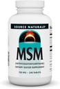Källa Naturals MSM (metylsulfonylmetan), 750mg - 240 tabletter