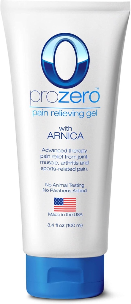 REX MD ProZero, Smärta Relieving Gel med Arnica - för muskelvärk, artrit smärta, gemensamma smärtlindring och återhämtning, 3.4 Oz Tube (1)