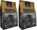 Majestys Omega Wafers - Superior Horse/Equine Skin, Coat och Immune Support Supplement - Omega 3, 6, 9 och Biotin (Regular, 2 Pack(120 Count Total))