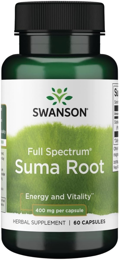 Swanson Full Spectrum Suma Root 400 Milligram 60 kapslar