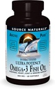 Källa Naturals ArcticPure Omega-3 Fish Oil 850mg Ultra Potency EPA + DHA för hjärta, gemensam, hjärna och immun hälsa - Enteric Coated för känsliga magar - 60 Softgels