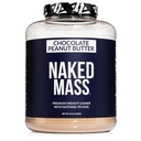NAKED Chocolate Peanut Butter Mass - 1,280 Kalorier, 50G Protein, Inget Artificiellt. All Natural Weight Gainer Protein Powder - 8Lb Bulk, GMO Free, Gluten Free & Soy Free