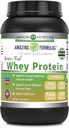 Fantastiska formler Grass-Fed Whey Protein Powder Supplement | 2 Lbs | Vanilla Flavor | Non-GMO | Gluten-Free | Tillverkad i USA