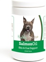 Hälsosamma raser amerikanska Staffordshire Terrier Salmon Oil Soft Chews 90 Count