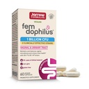 Jarrow Formulas Fem-Dophilus Vaginal Probiotics 1 Billion CFU med 2 Science-Backed Strains, Dietary Supplement för vaginal & Urinary Tract Support, 60 kapslar, 60 Day Supply, Shelf-Stable Probiotika