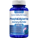 Memory Supplement for Brain Support | Phosphatidylserine Supplement with Memory and Focus Complex with Ginkgo Biloba DMAE Rosemary and Gotu Kola | Made and Tested the USA (66 Day Supply)