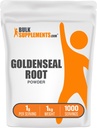 BulkSupplements.com Goldenseal Powder - Herbal Supplement, Källa från Goldenseal Root - Vegan & Gluten Free, 1g per Servering, 1kg (2,2 lbs) (Pack av 1)