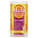 Metamucil, Psyllium Husk Powder, Unflavored Original Texture, with Sugar, 114 Servings, 4-in-1 Fiber Supplement, Daily Psyllium Husk Fiber Powder Help Support Digestive Health by Promoting Regularity*