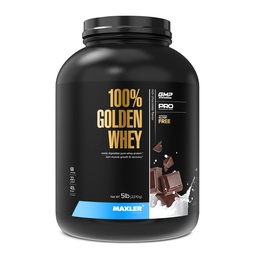 Maxler 100% gyllene Whey - 22g Protein per portion - High Protein, Low Fat, Low Carb, Complete Amino Acid Profile - Rich Chocolate Protein 5 lb