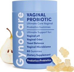 Vaginal probiotika pH Balance Gummies för kvinnor | Prebiotika och probiotika för kvinnor | Kvinnlig vaginal tillskott för ph Balance och vaginal hälsa | Vaginal luktkontroll 60 Gummies