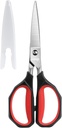 LIVINGO Kitchen Shears Heavy Duty: Cooking Scissors Dishwasher Safe Come Apart Sharp Forged Stainless Steel Blade Utility Food Allt syfte för att skära fjäderfä kycklingköttben grönsaker, 8,5 tum