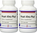 Prost-Xtra Plus (2 flasksats) med Rye Grass, 300mg Plant Sterols, Saw Palmetto, Zink, Vitamin E 90 Capsules Varje