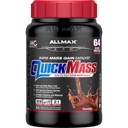 ALLMAX QUICKMASS, Chocolate - 3,5 lb - Rapid Mass Gain Catalyst - Upp till 64 Grams of Protein Per Serving - 3:1 Carb to Protein Ratio - Zero Trans Fat - Upp till 24 portioner