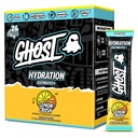 GHOST Hydration Packets, Lemon Crush, 24 Sticks, Electrolyte Powder - Drink Mix Supplement med Magnesium, Kalcium, Vitamin C - Vegan Friendly, Fri från Soja, Sugar & Gluten
