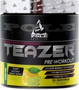 Pre-workout pulver | smaksatt, maximal prestanda formel | 270 Gram, 30 servering (Lemon Lime)