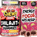 Rena Himalayan Shilajit Gummies - High Potency Gold Grade Resin - Energy Boost och Immune Support för män och kvinnor med Ashwagandha och Shatavari - 60 Gummy - Strawberry & Banana