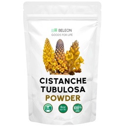 Cistanche Tubulosa Powder 8 oz - Tillägg, främjar energi, kognitiv funktion, positivt humör