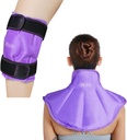 REVIX Knee Ice Pack för skador återanvändbara och stora hals Shoulder Ice Pack Wrap för övre ryggsmärtlindring