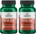 Swanson EFAs-Krill Oil - Maximal styrka - 1 g, 30 Softgels (2 Pack)