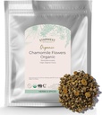 Starwest Botanicals Organic Chamomile Flowers Whole - Torkad lös Leaf Herb för te, Herbal Lotions, & Baking, Källa från Kroatien & Bulgarien, Certified Kosher, Non-GMO - Bulk 1 lb Bag