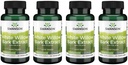 Swanson Maximum Strength White Willow Bark Extract-Promotes Joint Support & Muscle Relief-Standardized till 25% Salicin-Natural Supplement med No Stomach Irritation (60 Veggie Caps, 500mg Varje) 4 Pack