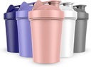 JEELA SPORTS 5 PACK Protein Shaker Bottles för proteinblandningar -20 OZ-Dishwasher Safe Shaker Cups för Protein Shakes - Shaker Cup för Blender Protein Shaker Bottle för Shakes Protein Shake Blender